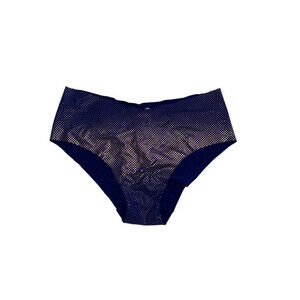 VICTORIA’S SECRET Hiphugger Hipster Metallic Blue Gold‎ Panty Women Large